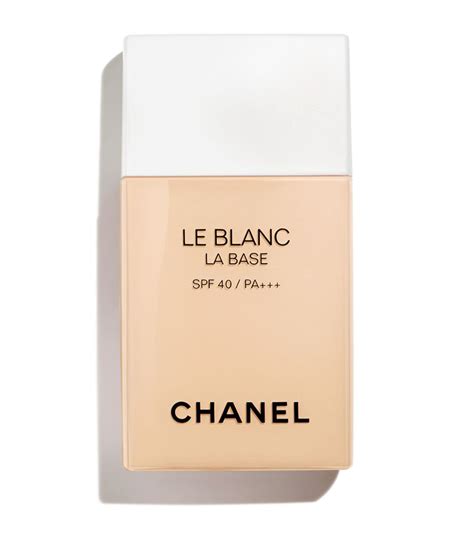 chanel le blanc makeup|le blanc makeup base.